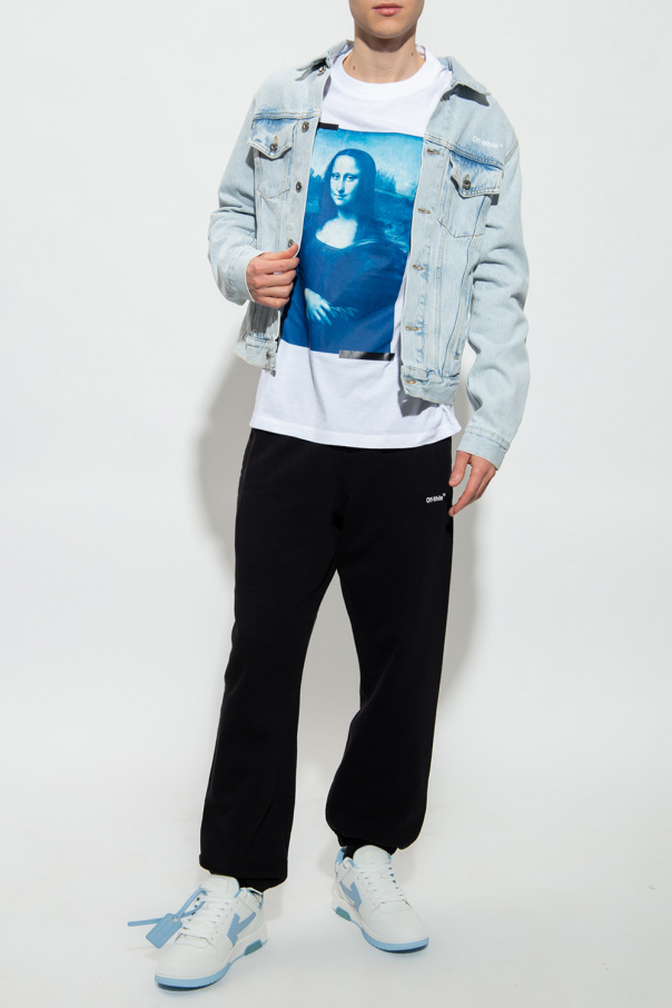 Denim jacket Off - SchaferandweinerShops MH - All Over Logo Denim jacket Off - SchaferandweinerShops MH - All Over Logo